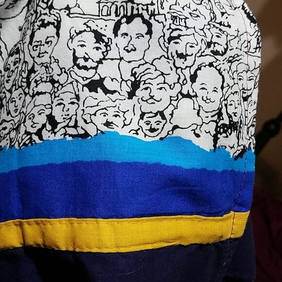 Kurta Pink and blue with birds - Picture 5 of 8